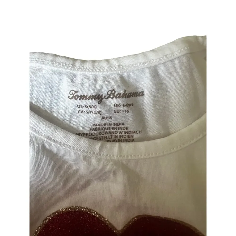 Tommy Bahama Glitter Heart Set Size Small 5-6